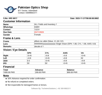 Digital Receipt Thumbnail